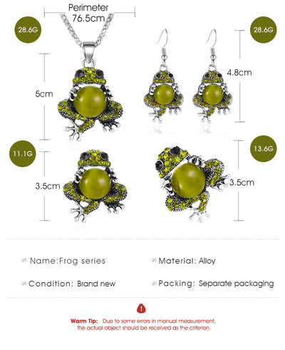 Aretes Elásticos Rana Ópalo Adorable - Image 9