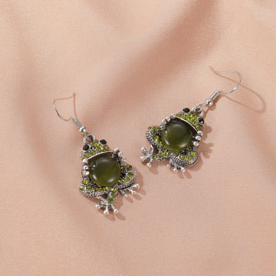 Aretes Elásticos Rana Ópalo Adorable - Image 14