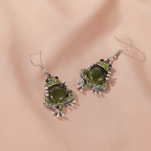 Aretes Elásticos Rana Ópalo Adorable - Image 14