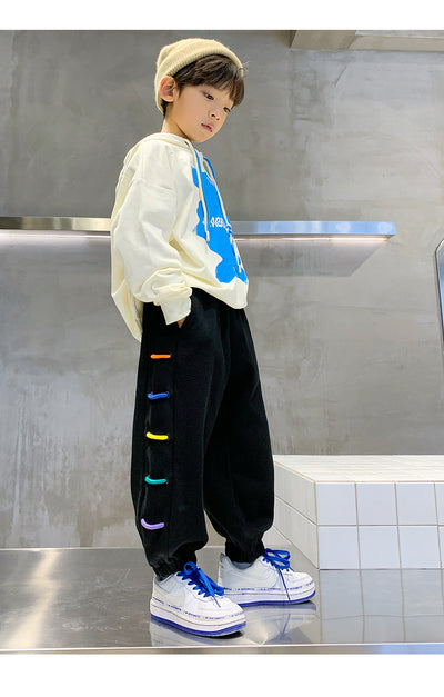 Pantalones Casuales Anchos de Terciopelo para Niños - Diseño Moderno y Cómodo - Image 9