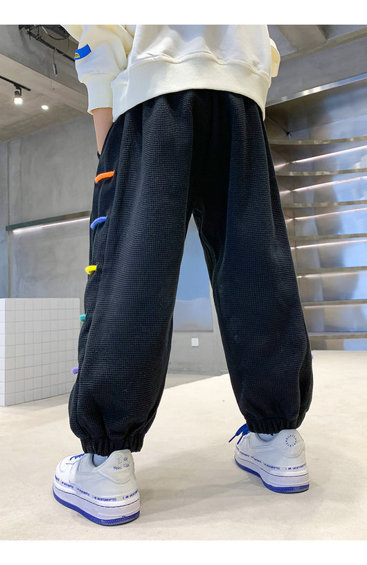 Pantalones Casuales Anchos de Terciopelo para Niños - Diseño Moderno y Cómodo - Image 12