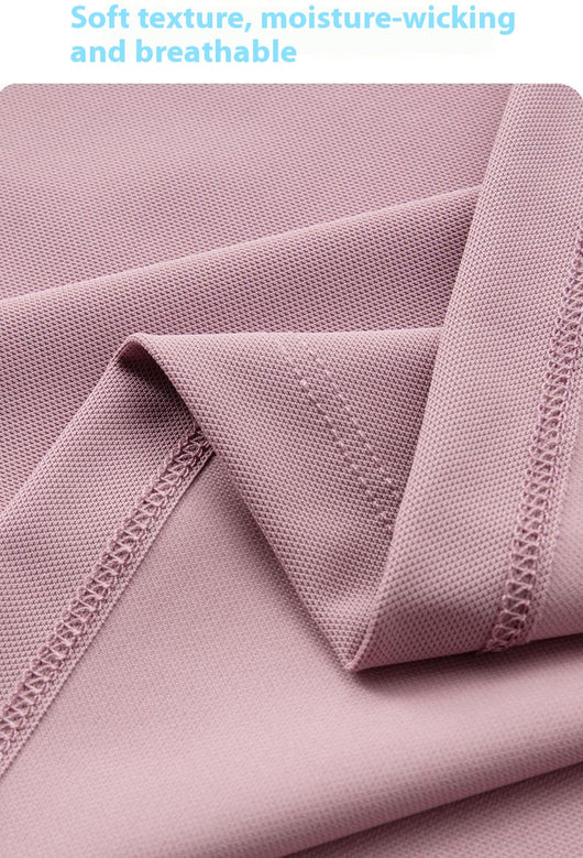 Polo Manga Corta Seda Helada Cuello Solapa - Conjunto de Color Liso - Image 19