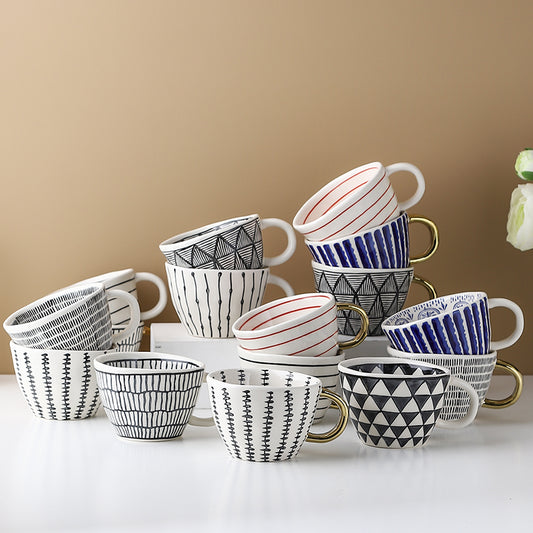 Taza Nórdica de Diseño Irregular