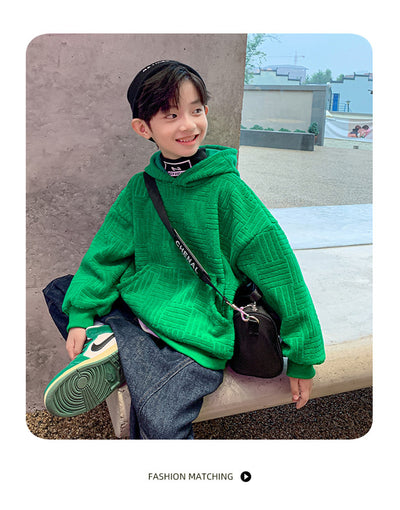 Sudadera con Capucha de Polar para Niños - Diseño Versátil y Moderno - Image 9