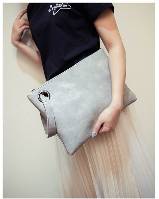 Bolsa Casual de Oficina en Cuero PU Grano Oscuro - Image 10