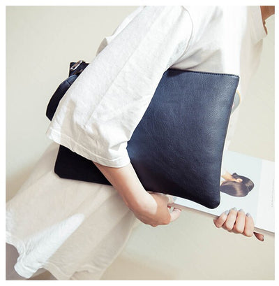 Bolsa Casual de Oficina en Cuero PU Grano Oscuro - Image 13