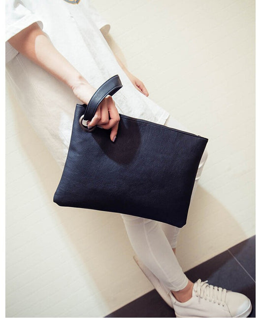 Bolsa Casual de Oficina en Cuero PU Grano Oscuro - Image 15