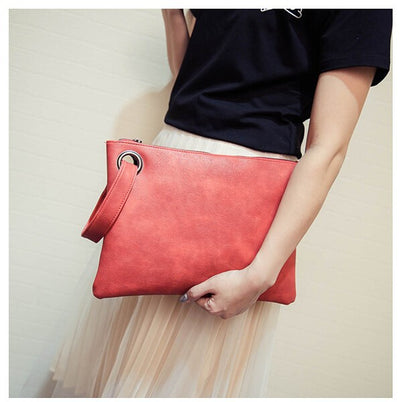 Bolsa Casual de Oficina en Cuero PU Grano Oscuro - Image 16