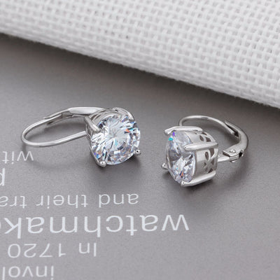 Aretes de Plata 925 con Diamantes - Diseño Minimalista Elegante - Image 7