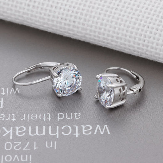 Aretes de Plata 925 con Diamantes - Diseño Minimalista Elegante - Image 7