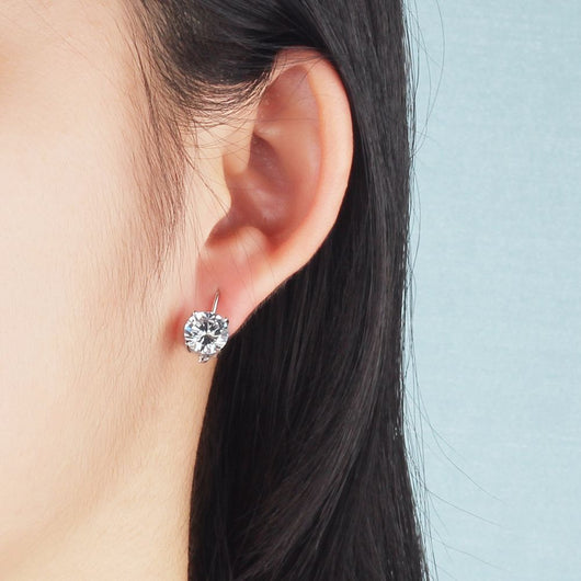 Aretes de Plata 925 con Diamantes - Diseño Minimalista Elegante - Image 11