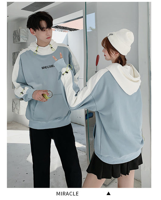 Sudadera con Capucha de Contraste y Costuras Decorativas - Image 11