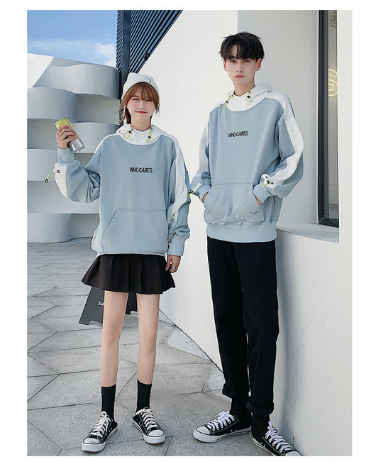 Sudadera con Capucha de Contraste y Costuras Decorativas - Image 12