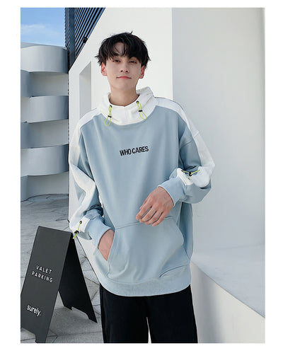 Sudadera con Capucha de Contraste y Costuras Decorativas - Image 17