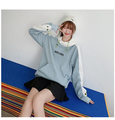 Sudadera con Capucha de Contraste y Costuras Decorativas - Image 20