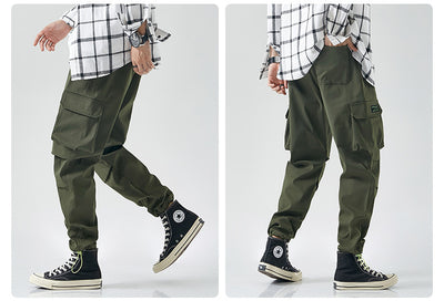 Pantalones Overol Casual Japoneses para Hombre - Image 9