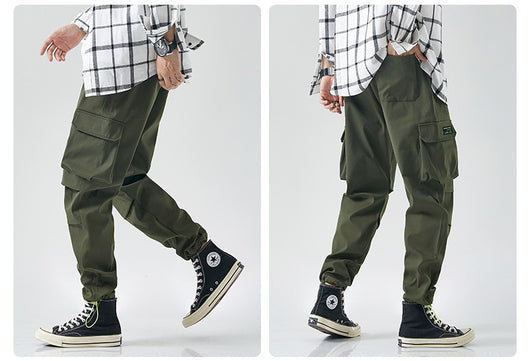 Pantalones Overol Casual Japoneses para Hombre - Image 9