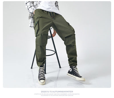 Pantalones Overol Casual Japoneses para Hombre - Image 10