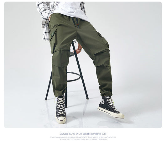 Pantalones Overol Casual Japoneses para Hombre - Image 10