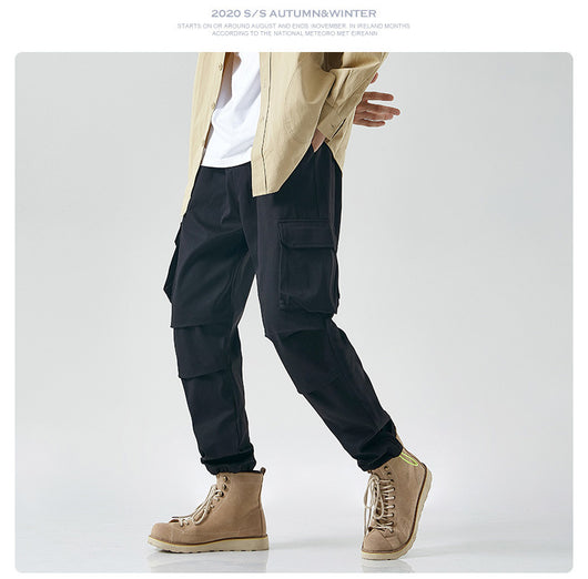 Pantalones Overol Casual Japoneses para Hombre - Image 14