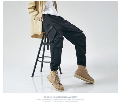 Pantalones Overol Casual Japoneses para Hombre - Image 19