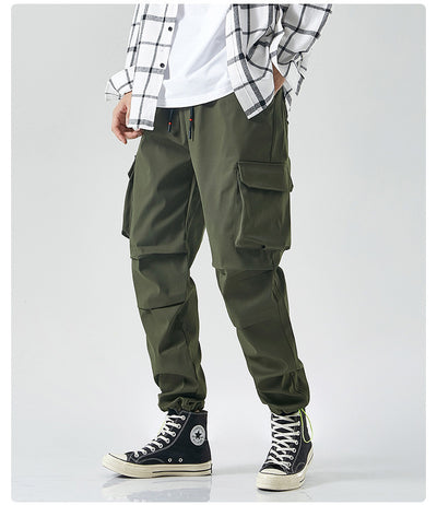 Pantalones Overol Casual Japoneses para Hombre - Image 22