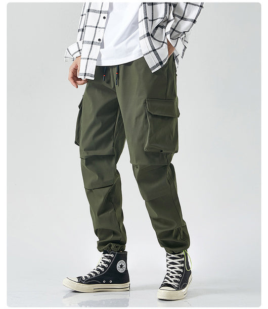 Pantalones Overol Casual Japoneses para Hombre - Image 23