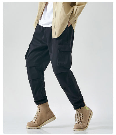 Pantalones Overol Casual Japoneses para Hombre - Image 32