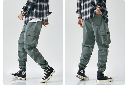 Pantalones Overol Casual Japoneses para Hombre - Image 38
