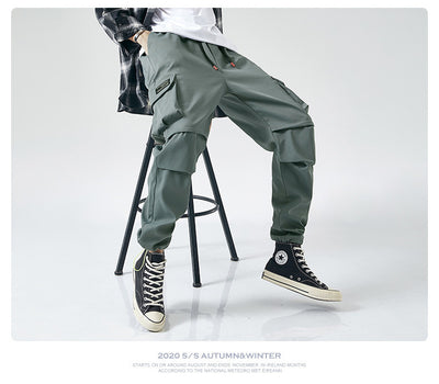 Pantalones Overol Casual Japoneses para Hombre - Image 41