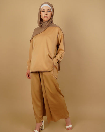 Traje Dos Piezas Elegante Estilo Oriente Medio - Image 22