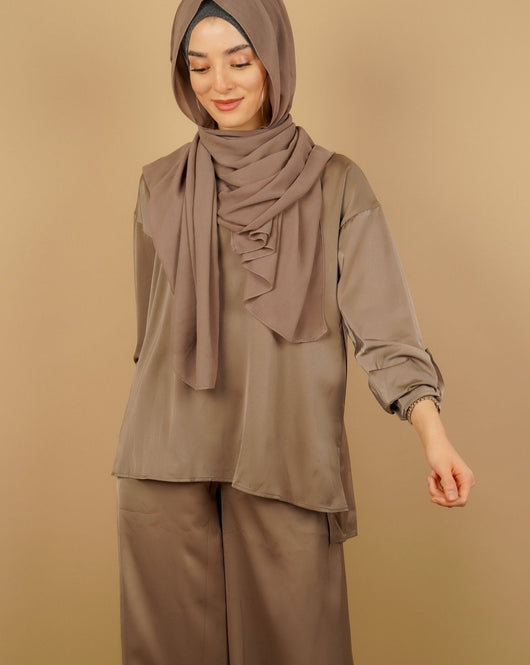 Traje Dos Piezas Elegante Estilo Oriente Medio - Image 25