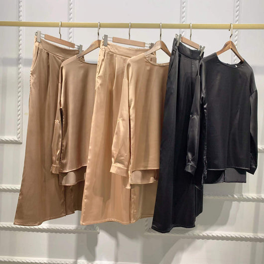 Traje Dos Piezas Elegante Estilo Oriente Medio - Image 30
