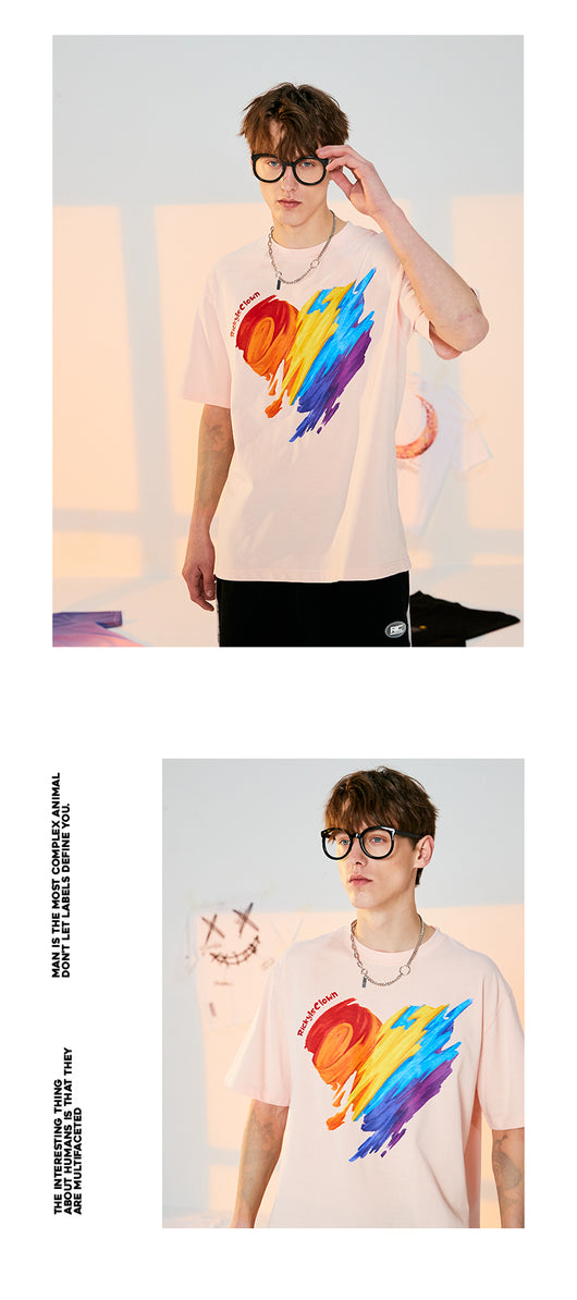 Camiseta Manga Corta Arcoíris Amor - Diseño Payaso Graffiti - Image 11
