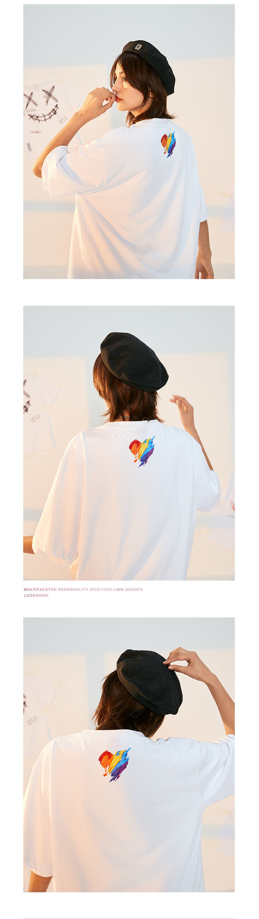 Camiseta Manga Corta Arcoíris Amor - Diseño Payaso Graffiti - Image 18