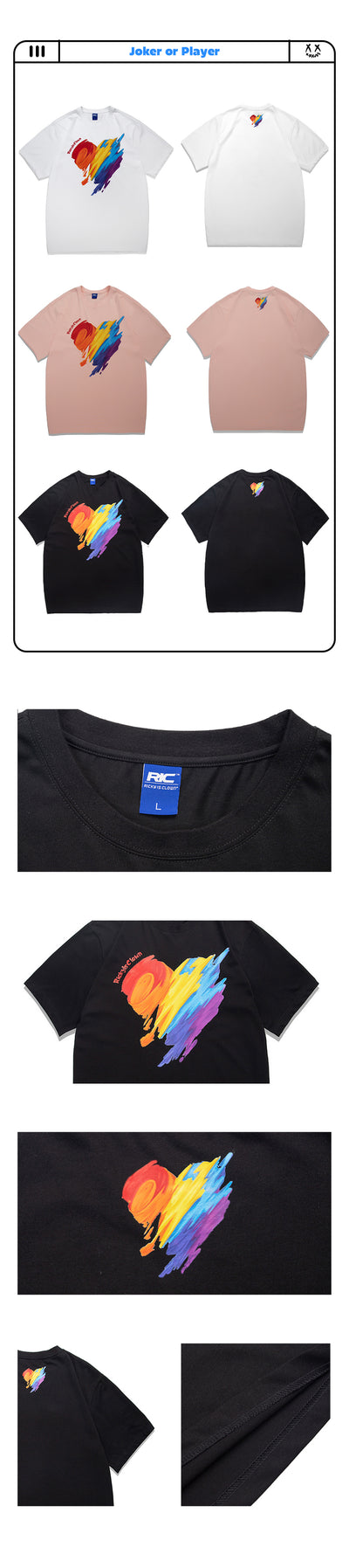Camiseta Manga Corta Arcoíris Amor - Diseño Payaso Graffiti - Image 19
