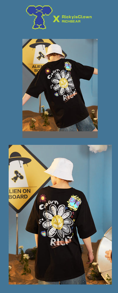 Camiseta Manga Corta Pareja Tendencia Nacional - Ropa de Verano Unisex - Image 7