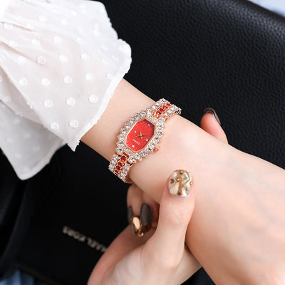 Reloj de Dama Diamantes Esmeralda Diseño Estelar - Image 13