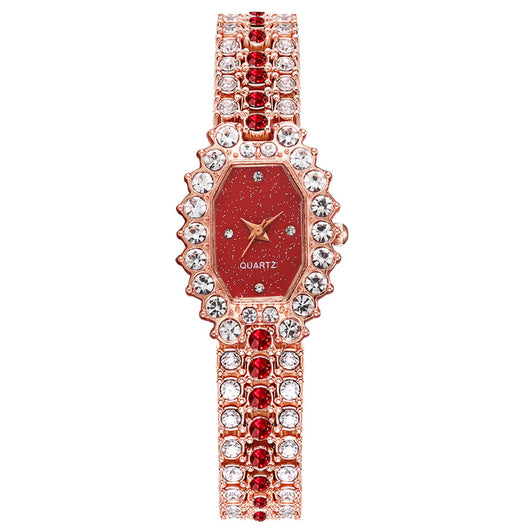 Reloj de Dama Diamantes Esmeralda Diseño Estelar - Image 19