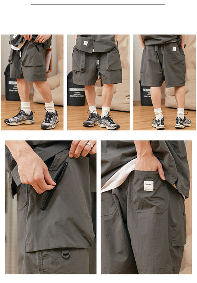 Shorts Casuales Sueltos para Hombre con Bolsillos - Image 7