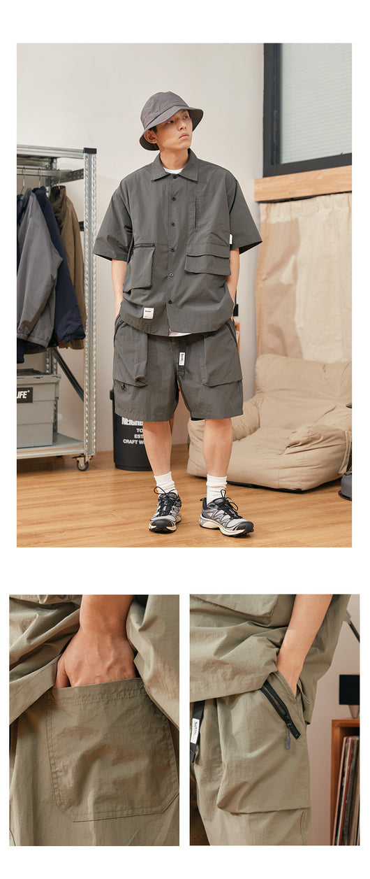 Shorts Casuales Sueltos para Hombre con Bolsillos - Image 8