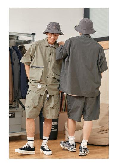Shorts Casuales Sueltos para Hombre con Bolsillos - Image 9