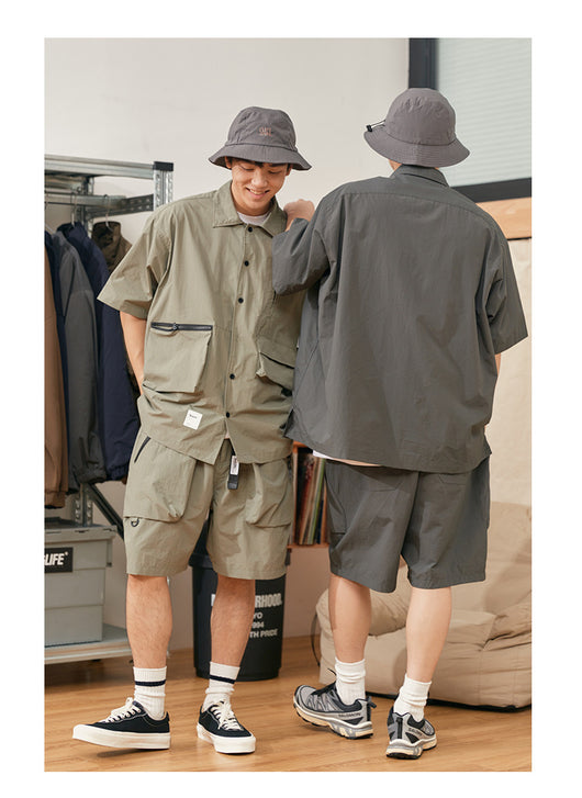 Shorts Casuales Sueltos para Hombre con Bolsillos - Image 9