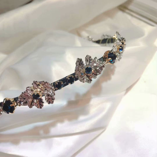 Diadema de Terciopelo con Diseño de Copo de Nieve para Mujeres - Image 13