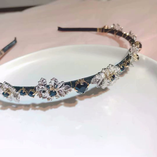 Diadema de Terciopelo con Diseño de Copo de Nieve para Mujeres - Image 14