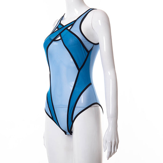 Body Transparente Sensual con Malla Calada - Image 17