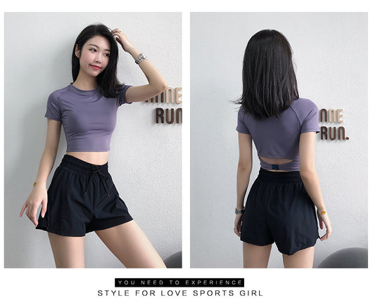 Shorts Deportivos Cintura Alta Mujer Secado Rápido - Image 8