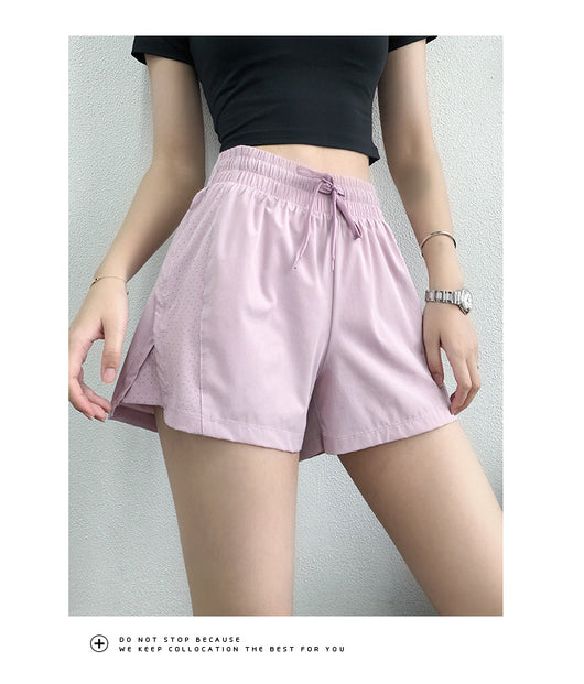 Shorts Deportivos Cintura Alta Mujer Secado Rápido - Image 24