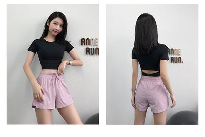Shorts Deportivos Cintura Alta Mujer Secado Rápido - Image 28