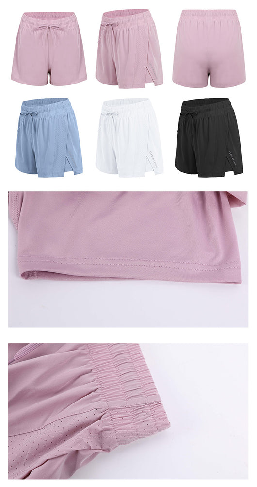Shorts Deportivos Cintura Alta Mujer Secado Rápido - Image 30